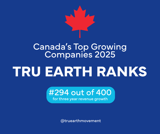 Tru Earth places No. 294 on The Globe and Mail's seventh annual ranking of Canada's Top Growing Companies