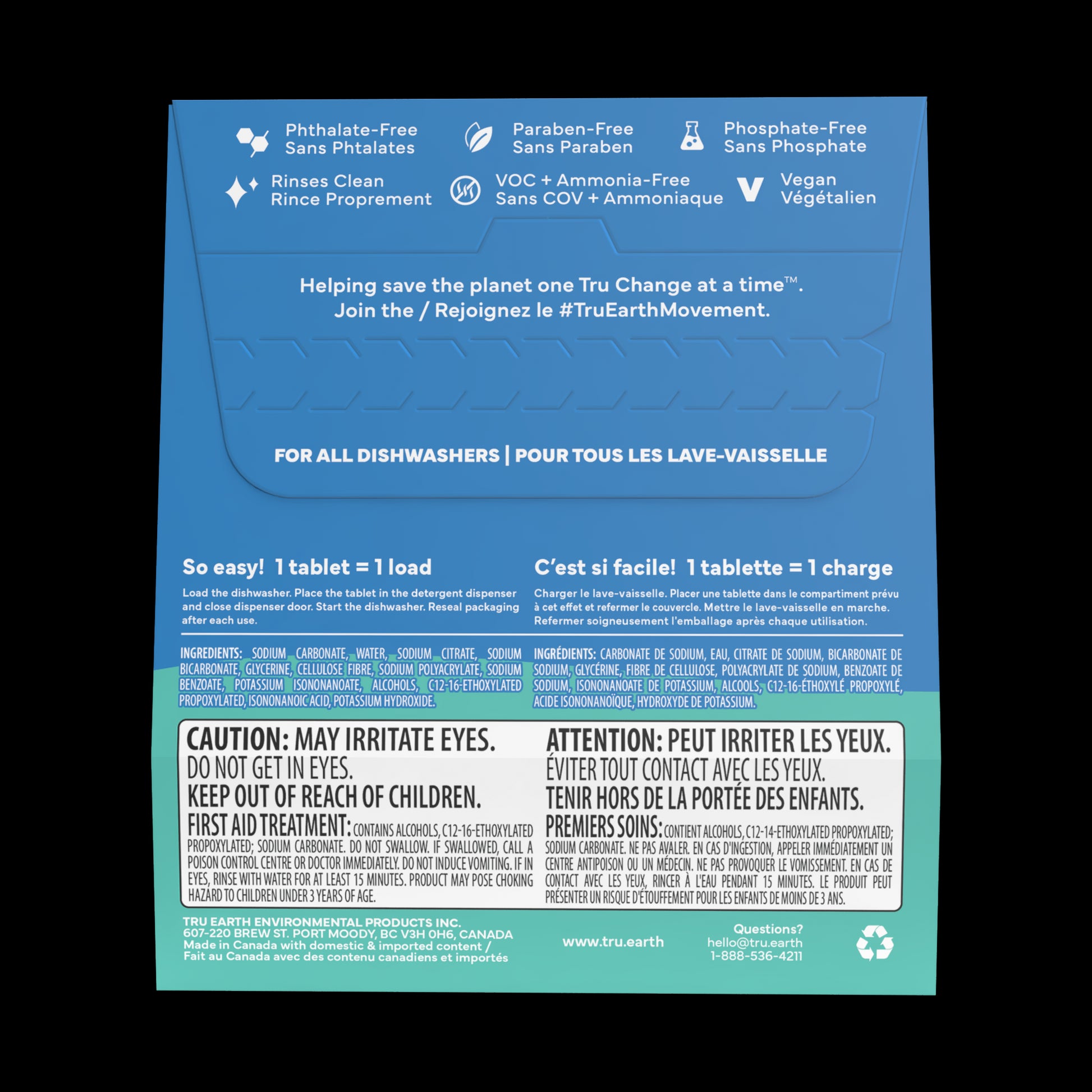 Tru Earth Dishwasher Detergent Tablets