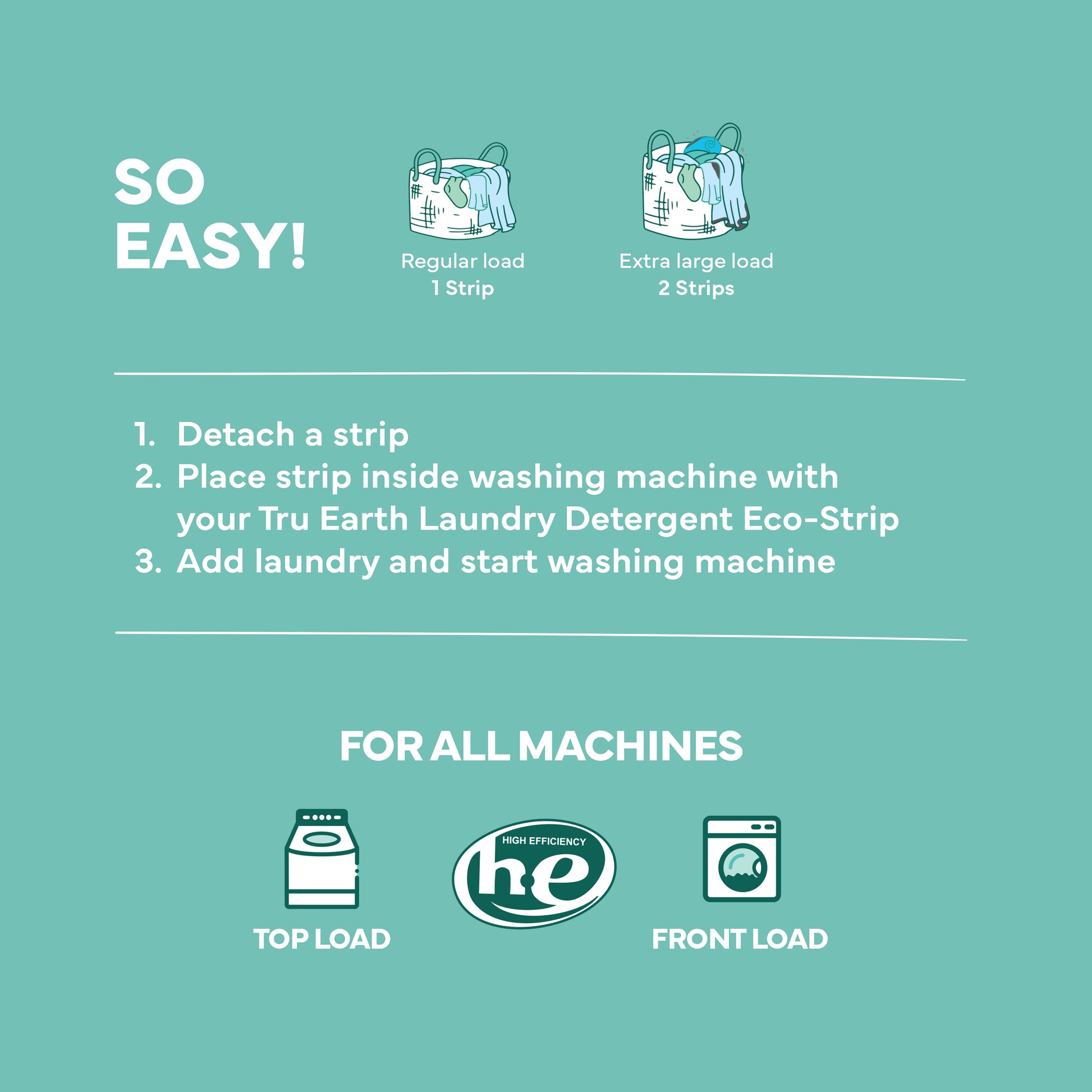 Tru Earth Fabric Softener+ with Wrinkle Release - Fragrance-Free / 32 Strips