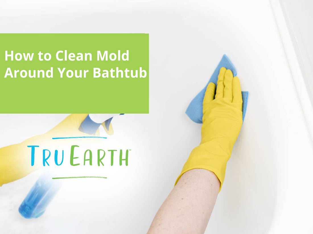 How to Clean Mold Around Your Bathtub