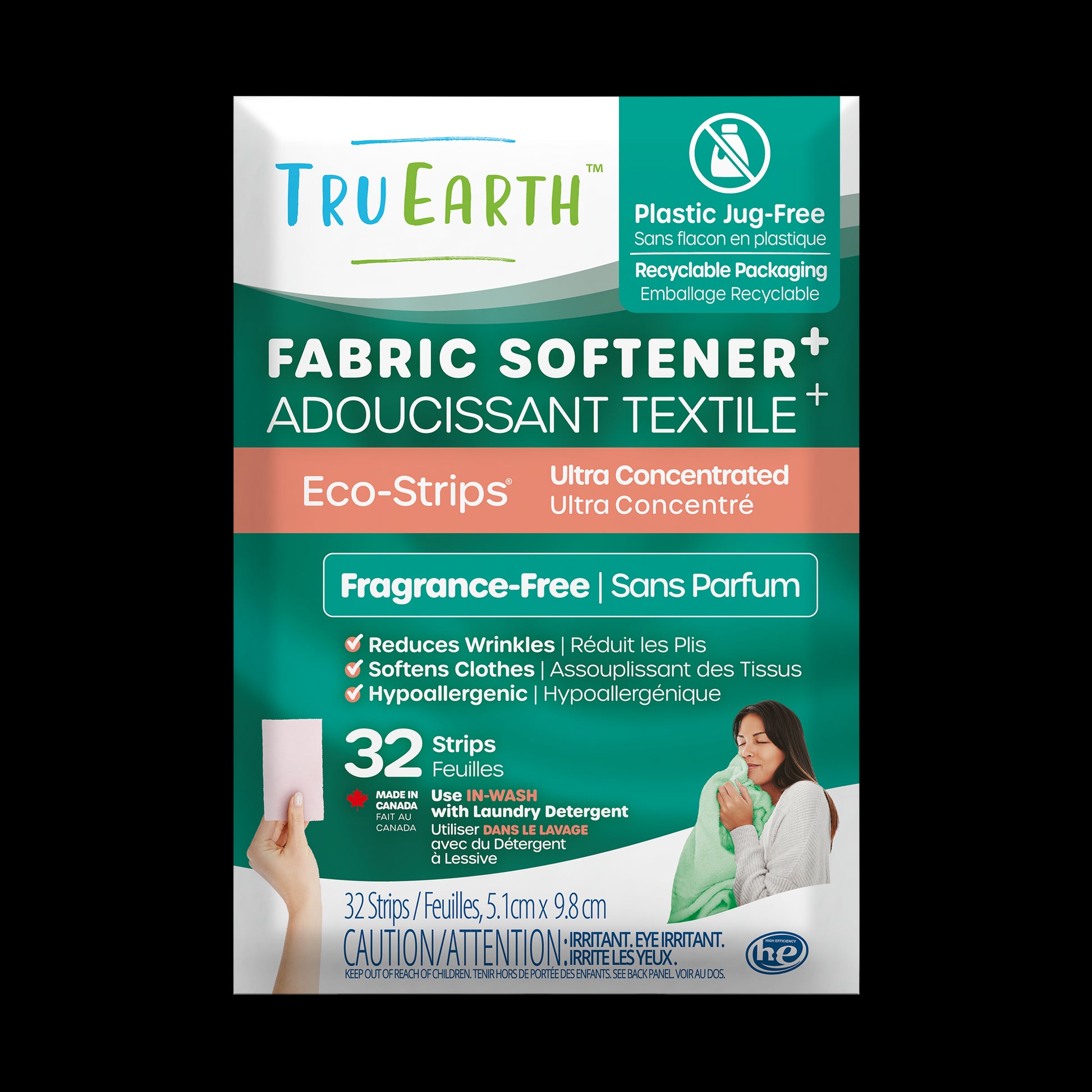 TruEarth Fabric Softener Fragrance-Free Front of Package