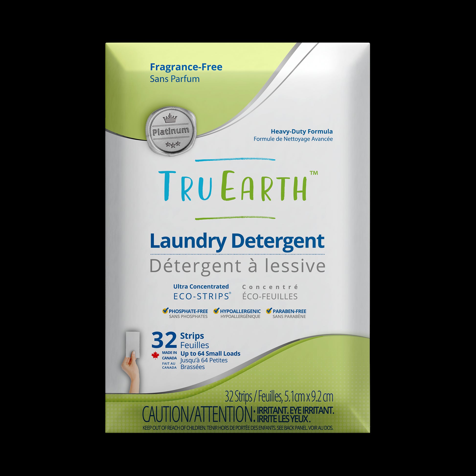 TruEarth Platinum Laundry Detergent Fragrance-Free Front of Package