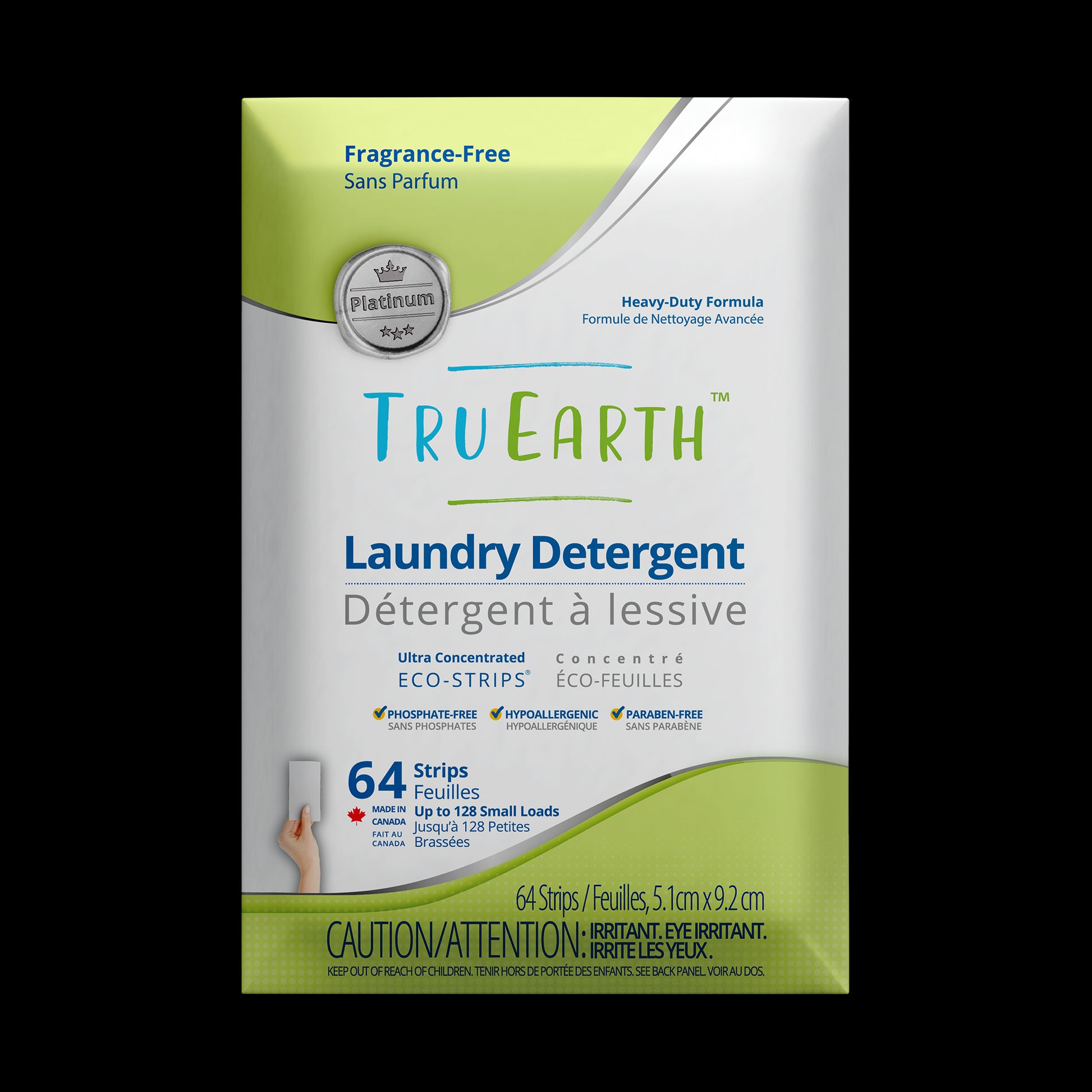 TruEarth Platinum Laundry Detergent Fragrance-Free Front of Package