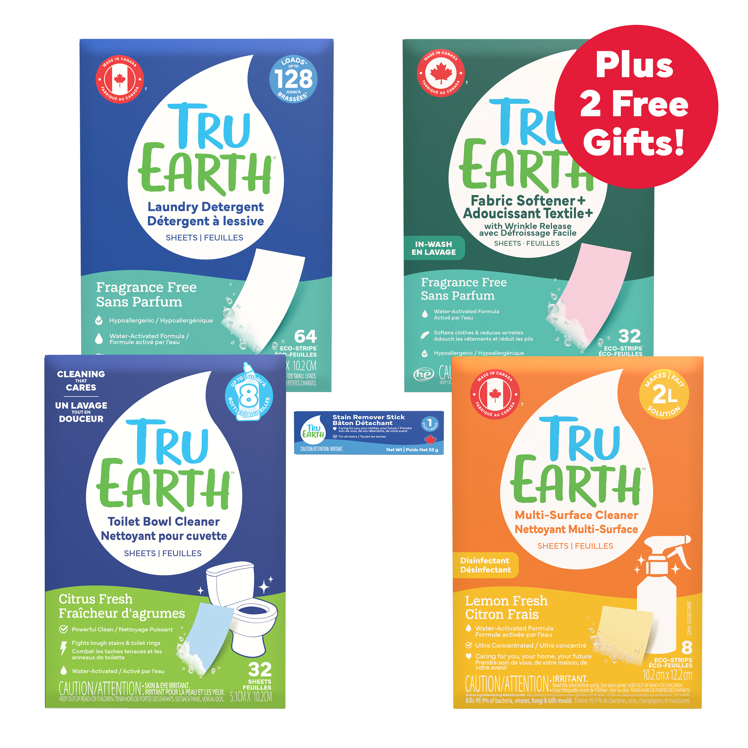 Tru Earth Home Essentials Bundle – Fragrance Free