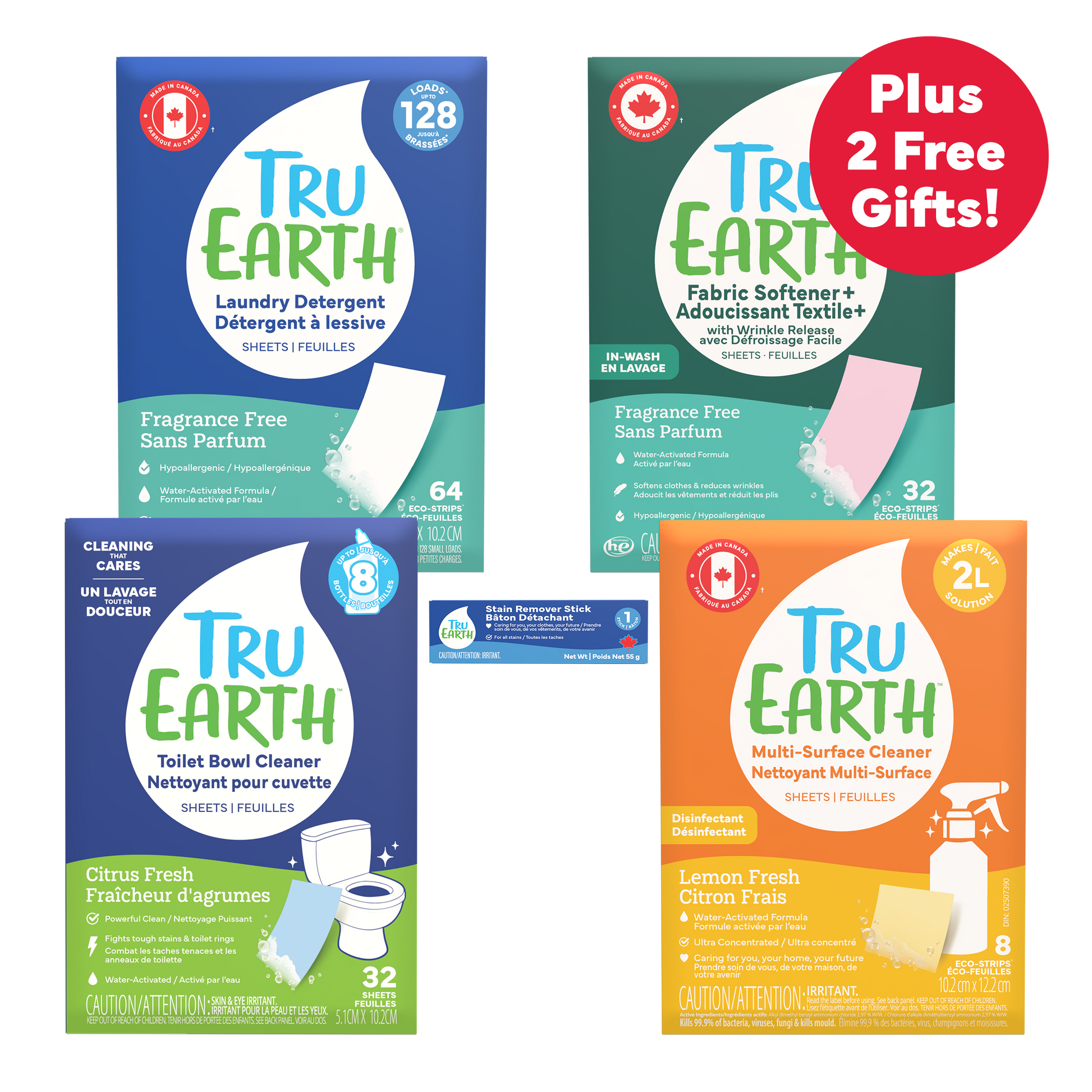 Tru Earth Home Essentials Bundle – Fragrance Free