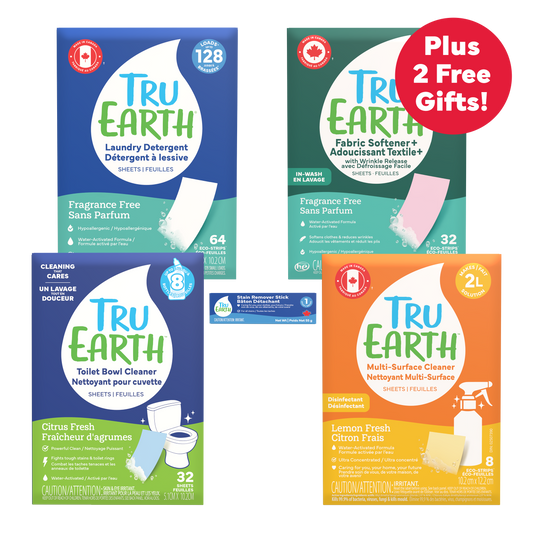 Tru Earth Home Essentials Bundle – Fragrance Free