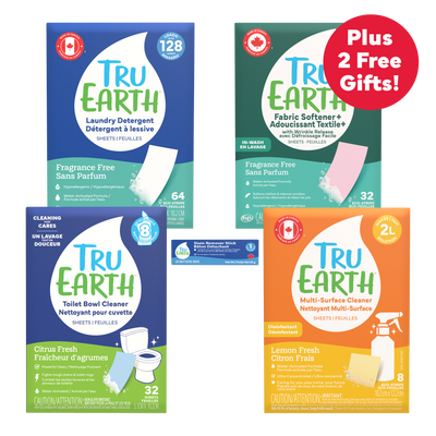 Tru Earth Home Essentials Bundle – Fragrance Free