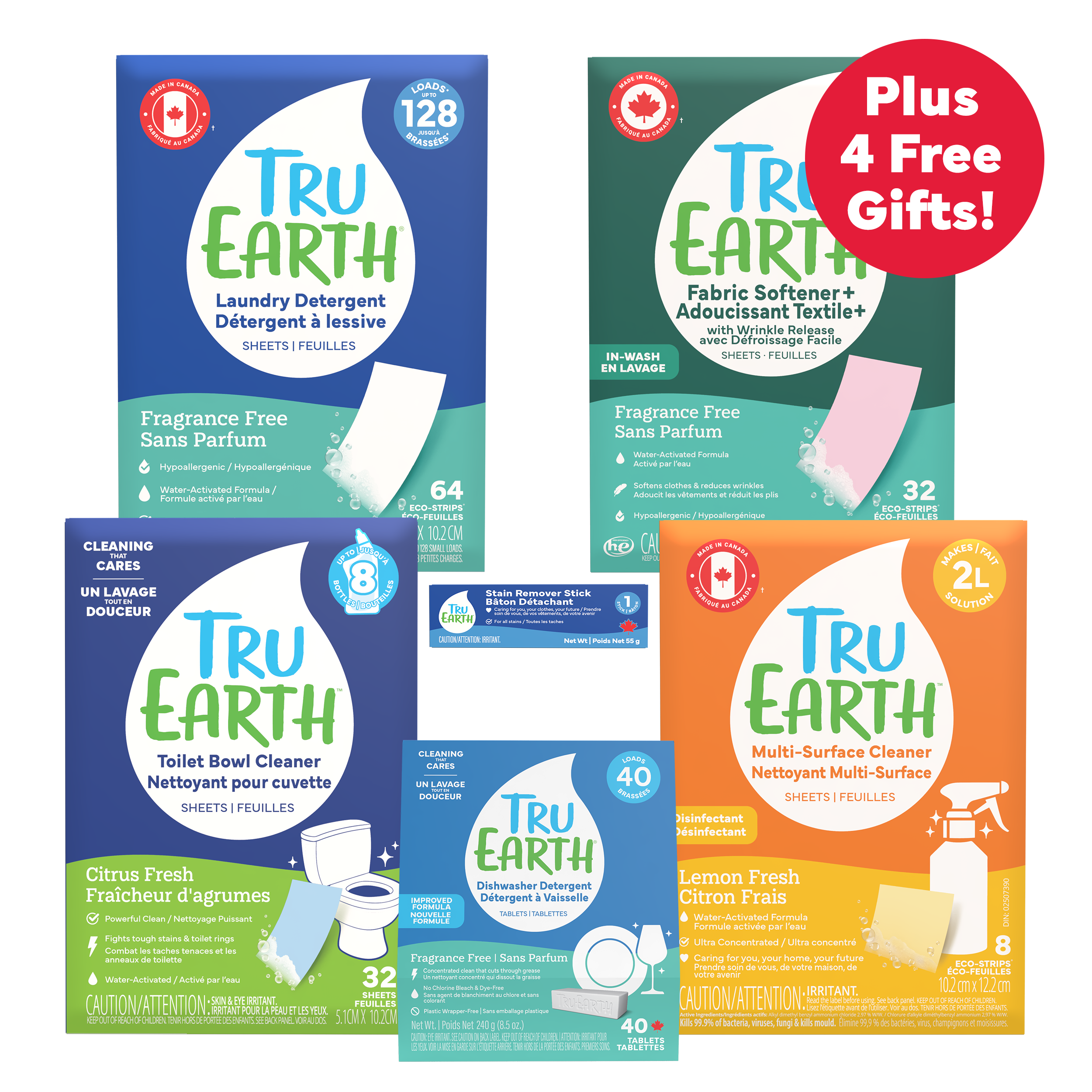 Tru Earth Whole Home Bundle – Fragrance Free