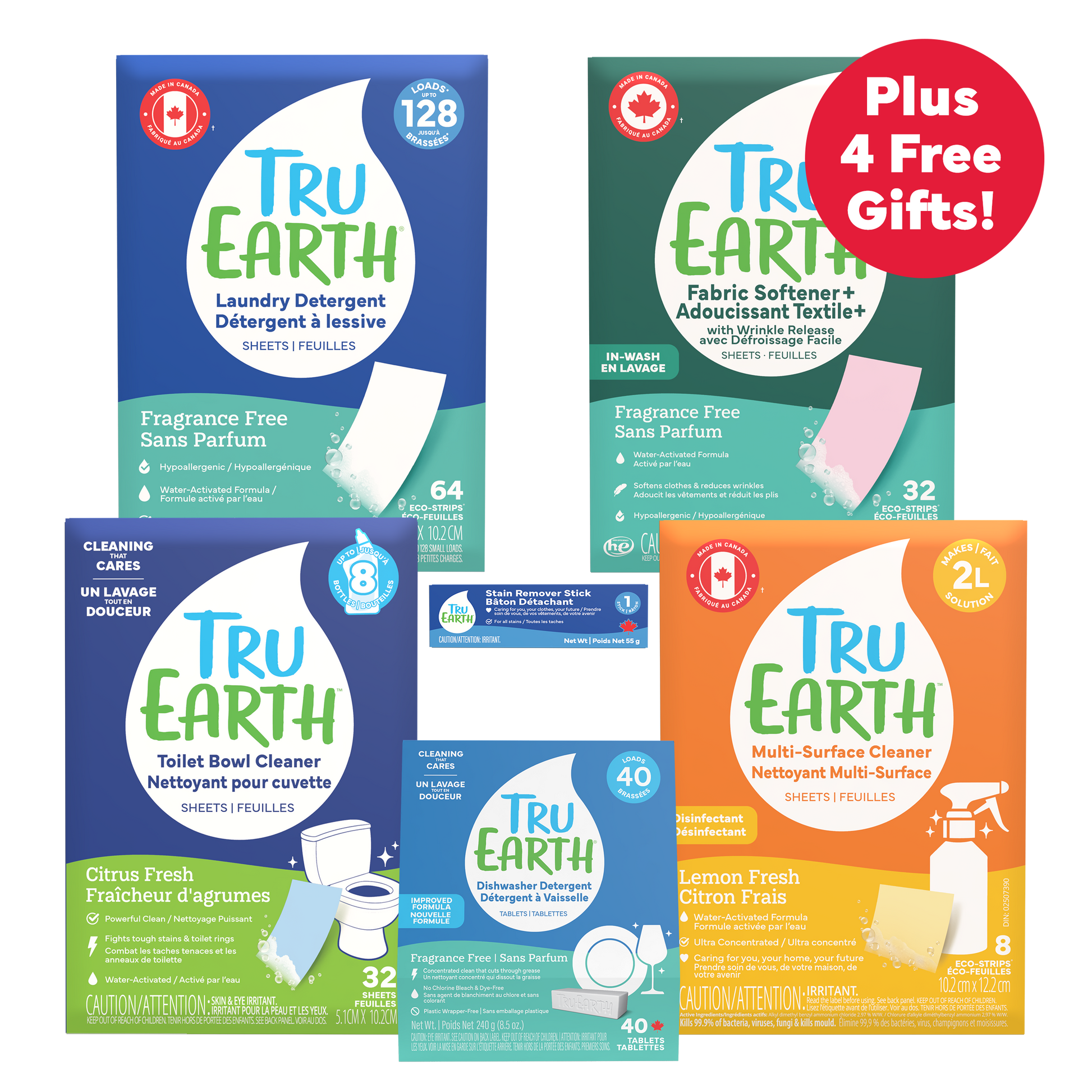 Tru Earth Whole Home Bundle – Fragrance Free