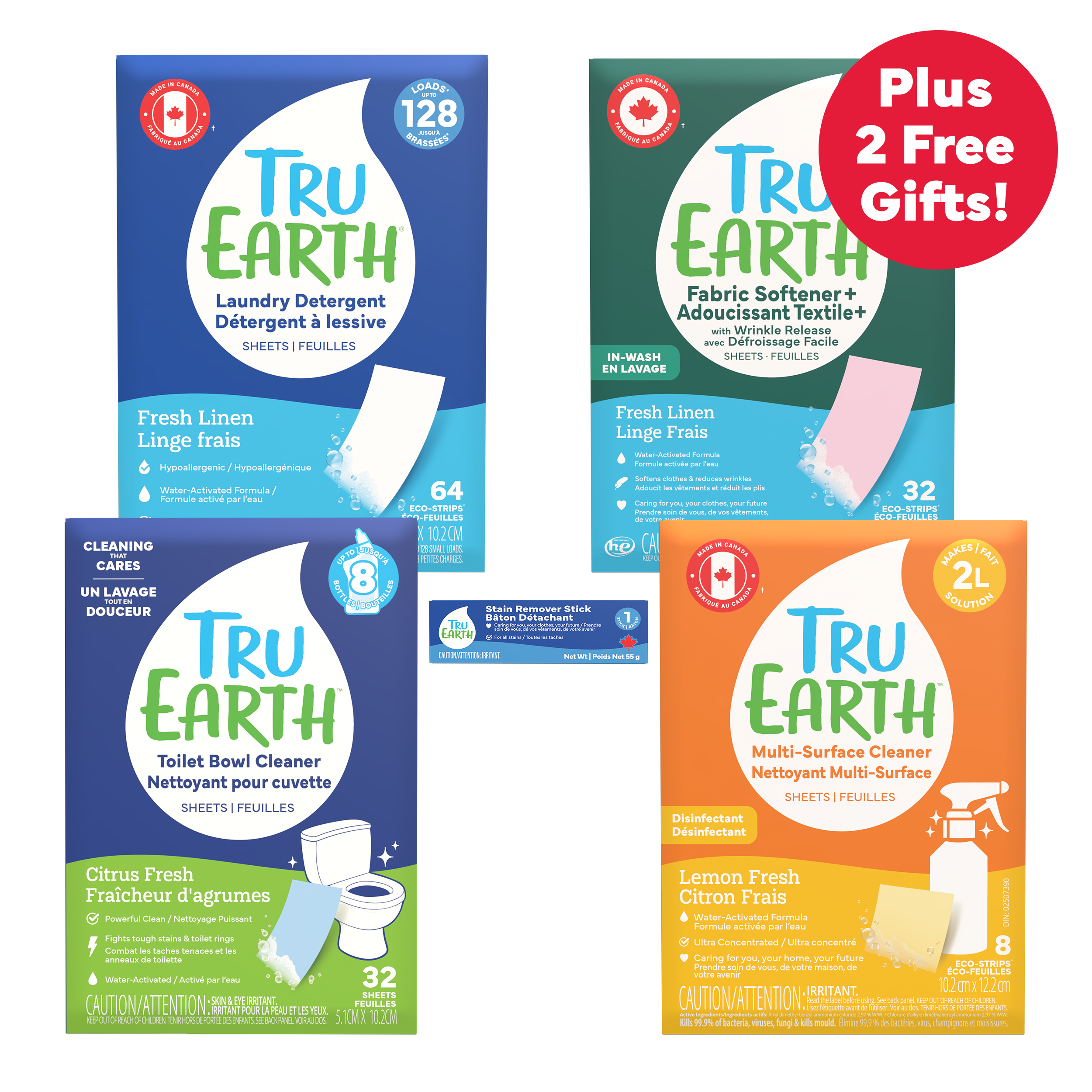 Tru Earth Home Essentials Bundle – Fresh Linen