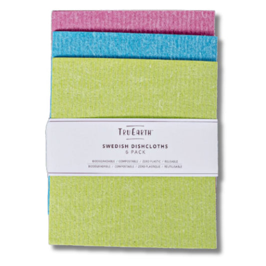 Tru Earth Swedish Cloths 6-pack (Multi Color)