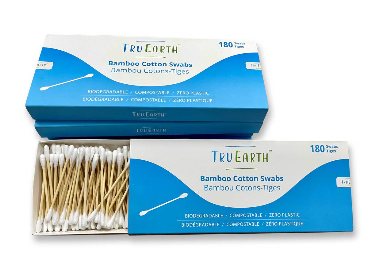 Tru Earth Bamboo Cotton Swabs