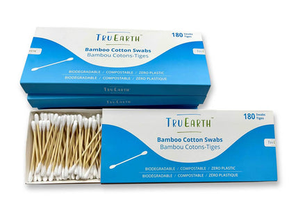 Tru Earth Bamboo Cotton Swabs