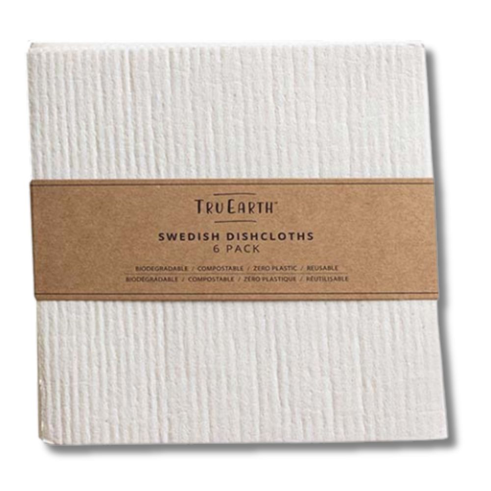 Tru Earth Swedish Cloths 6-pack (White)