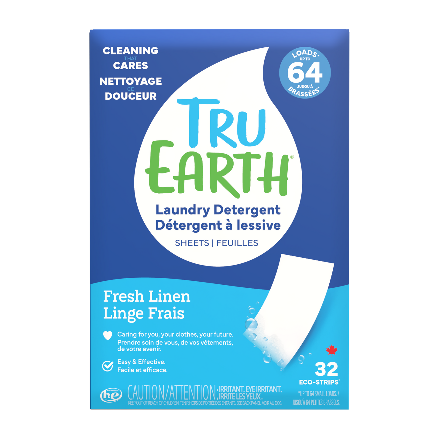 TruEarth Laundry Detergent Fresh-Linen Front of Package