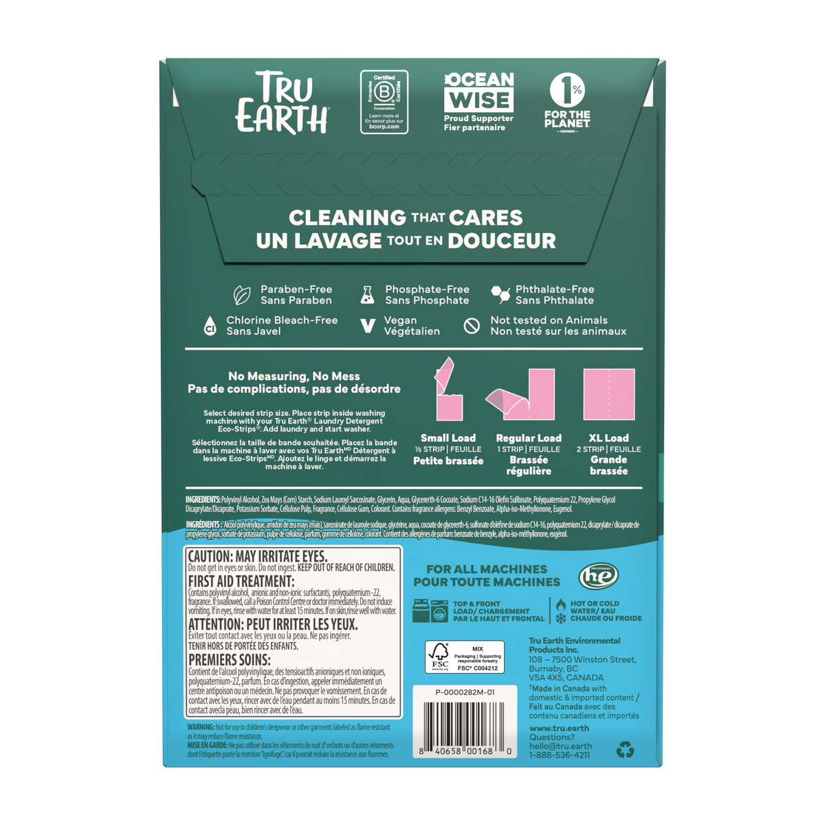 Tru Earth Fabric Softener+ with Wrinkle Release