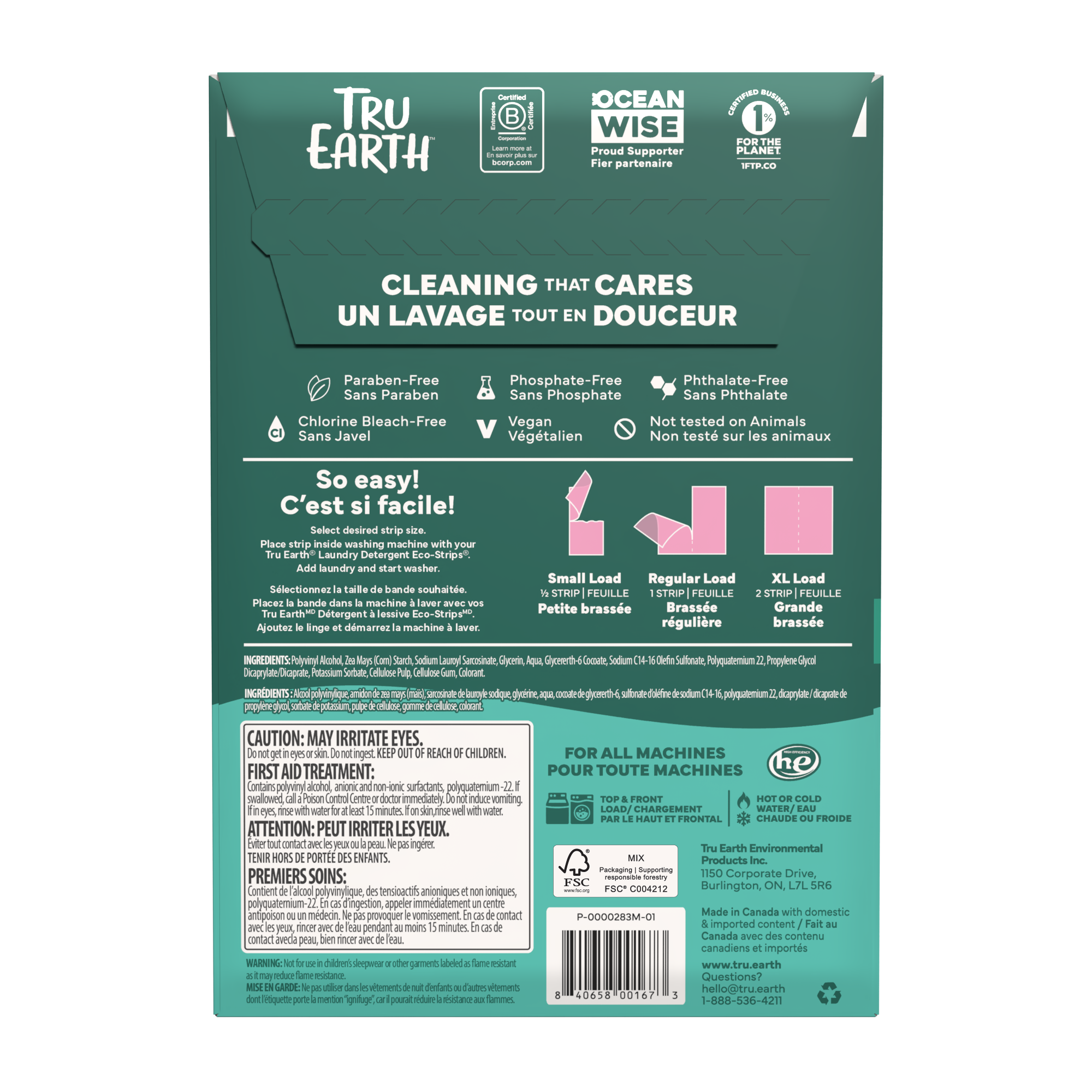 Tru Earth Fabric Softener+ with Wrinkle Release