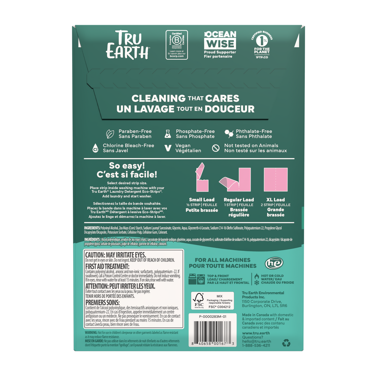 Tru Earth Fabric Softener+ with Wrinkle Release