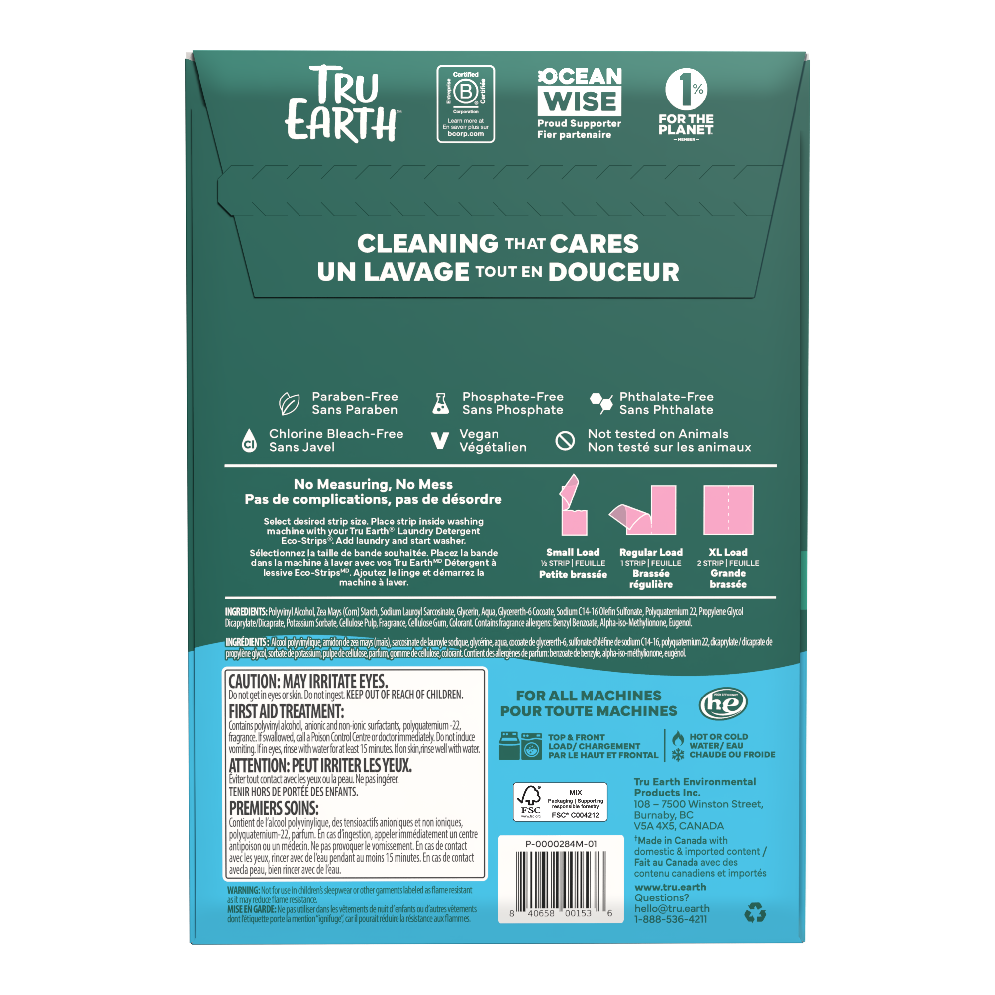 Tru Earth Fabric Softener+ with Wrinkle Release