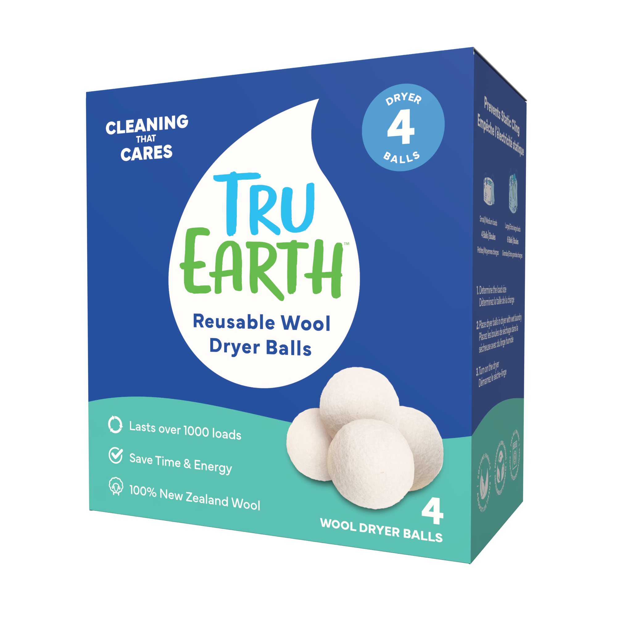 Tru Earth Reusable Wool Dryer Balls