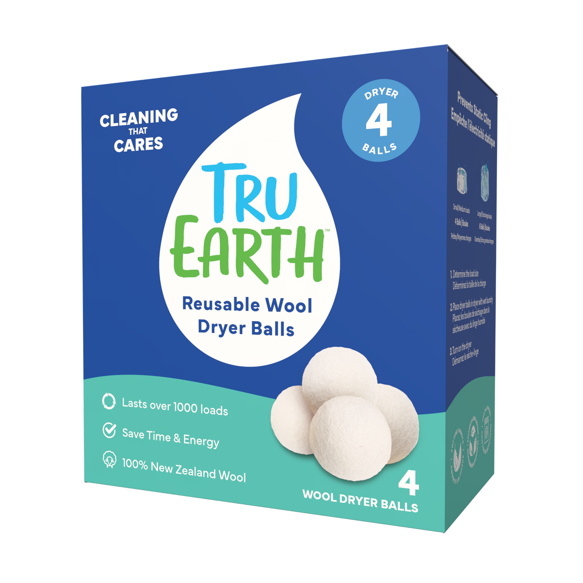 Tru Earth Reusable Wool Dryer Balls
