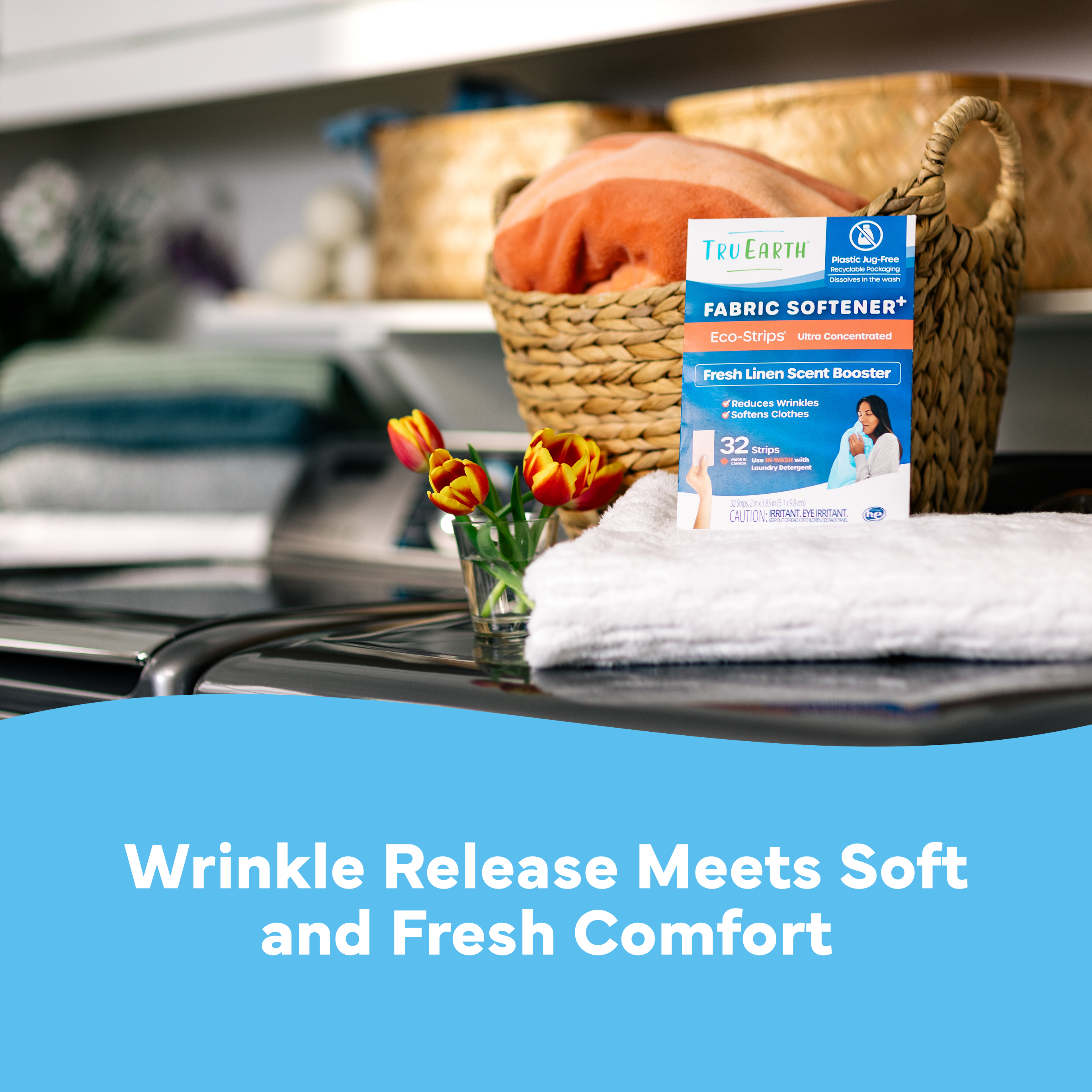 Assouplisseur Tru Earth + effet défroissant 