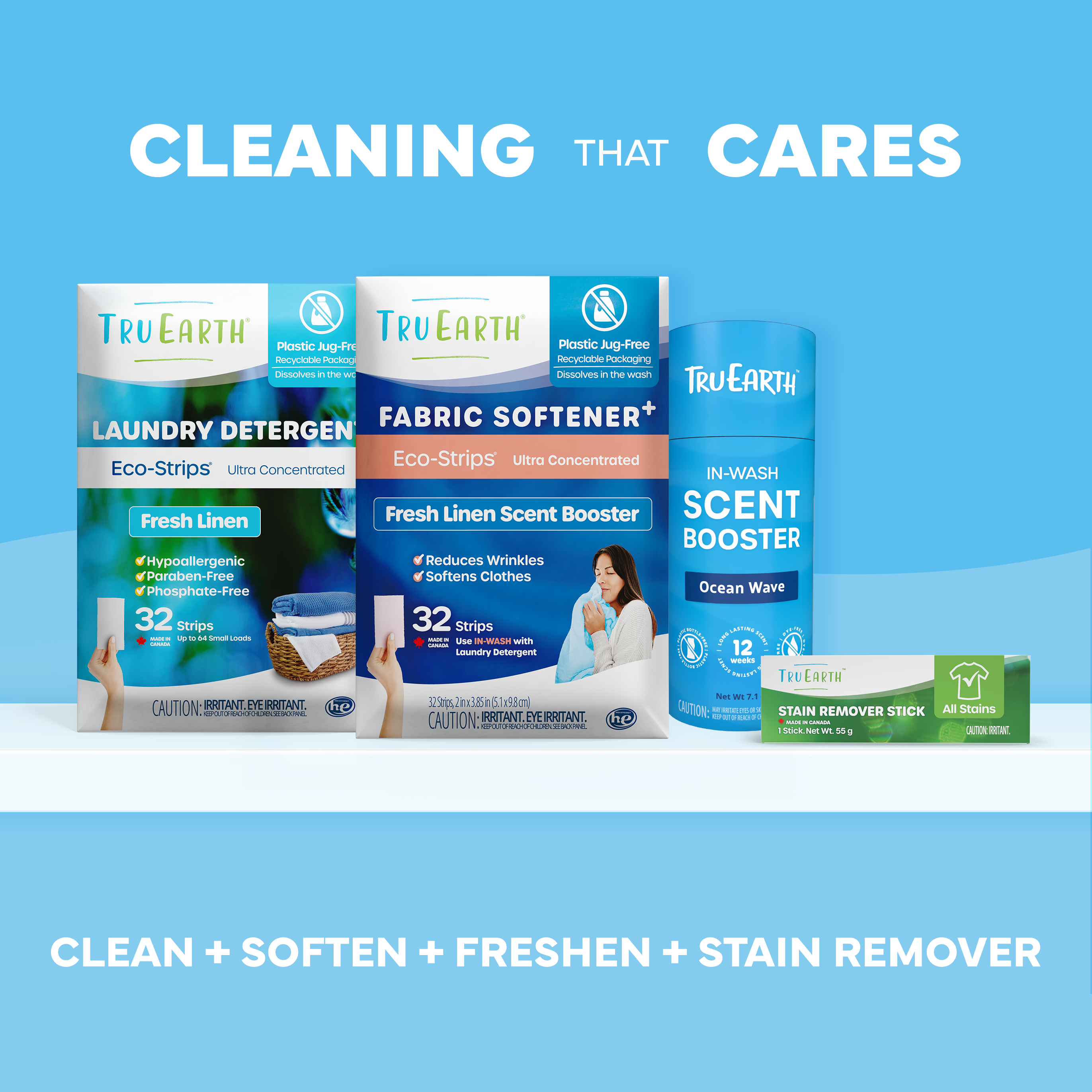 Assouplisseur Tru Earth + effet défroissant 