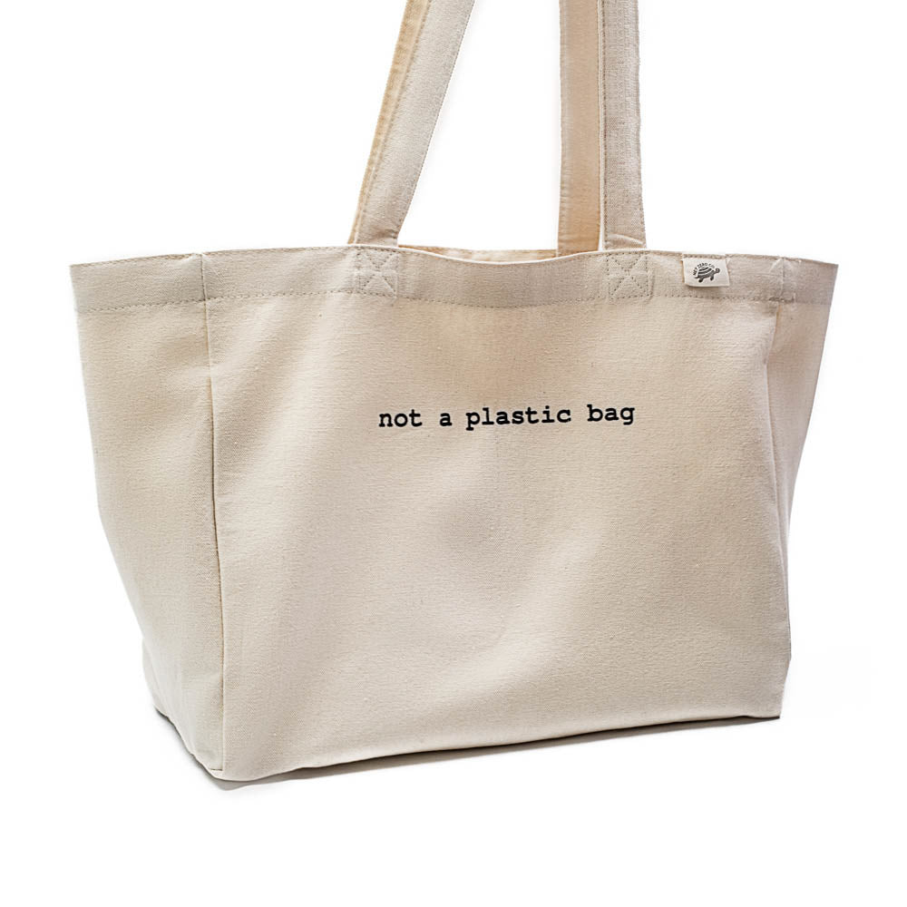 Canvas Tote Bag - Large With Compartments