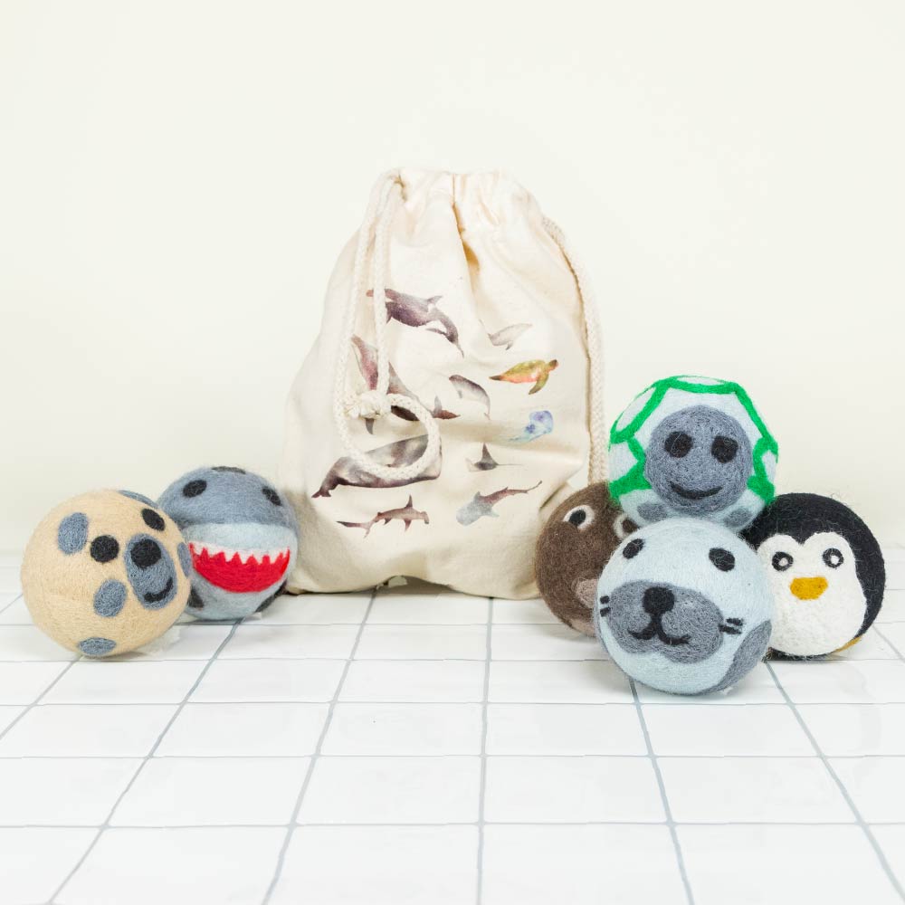 Net Zero Wool Dryer Balls - Pack of 6